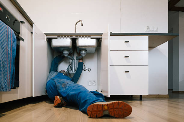 Professional Drain Cleaning technician working in Stamping Ground, KY